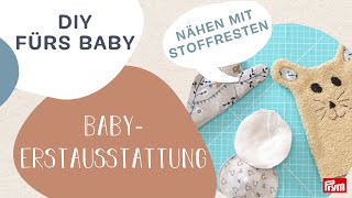 Babyerstausstattung selber nähen  Upcycling  ​ DIYMamis x Prym [upl. by Pallas]