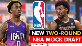 Full TWOROUND 2024 NBA Mock Draft [upl. by Etnahsal697]