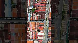 dji drone georgetown penang unescoworldheritagesite komtar malaysia fyp exsim djiair3 [upl. by Prissy]