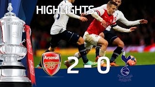 ARSENAL vs TOTTENHAM HOTSPUR 20 Official Goals amp Highlights FA Cup Third Round [upl. by Eibrik974]