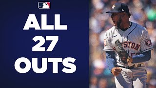 Astros NOHIT Yankees Watch all 27 outs from the Astros historic nohitter [upl. by Tippets54]