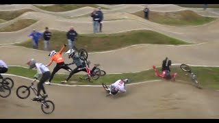 2024 BMX Crash Compilation Zolder [upl. by Mellen]