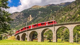 Swiss Alps Bernina Express Rail Tour from Milan [upl. by Cyril]