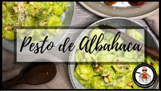 Tradicional Pesto de Albahaca  Pesto alla Genovese  Receta Italiana [upl. by Siuraj]