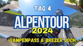 AlpenTour2024  Tag 4  Gampenpass amp Brezer Joch [upl. by Saddler6]