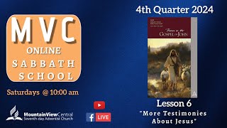 MVC Online Sabbath school  Lesson 6 [upl. by Eudoca]