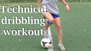 Technical soccer dribbling workout [upl. by Deloria]