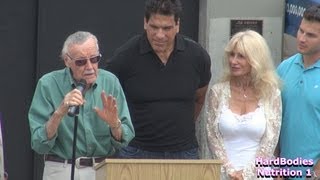 Lou Ferrigno Inducted into Muscle Beach Hall Of Fame by Stan Lee [upl. by Tram]