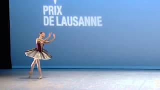 Elena Solomianko  2015 Prix de Lausanne selections  Classical Variation [upl. by Eatnuahc]