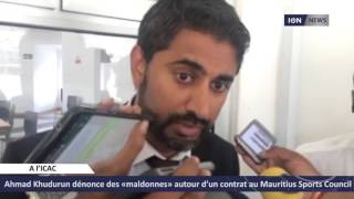 Ahmad Hossen Khudurun dénonce des «maldonnes» autour de l’allocation d’un contrat au MSC [upl. by Nevyar]