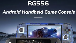 Anbernic RG556 gaming handheld with a 548″ AMOLED screen [upl. by Fadas]