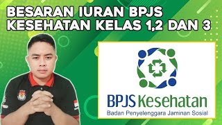 Besaran Iuran BPJS Kesehatan Kelas 1 Kelas 2 dan Kelas 3 [upl. by Akena]