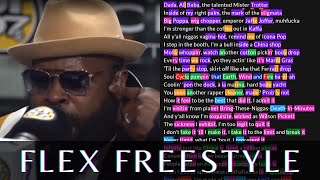 Black Thought  Flex Freestyle  Lyrics Rhymes Highlighted [upl. by Orford911]