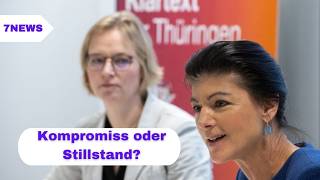 Wagenknecht pocht auf „Friedensformel“ bei Regierungsbildung [upl. by Amocat259]