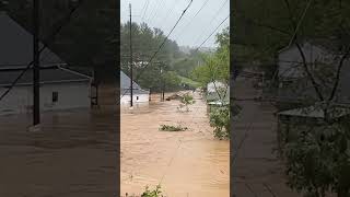 Micaville North Carolina Flooding From Hurricane Helene [upl. by Latnahs]