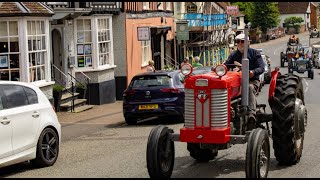 Chelsworth Tractor Run 2024 [upl. by Iniretake]