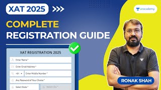 XAT 2025 Complete Registration Guide  Top Colleges  Ronak Shah [upl. by Anihpled]