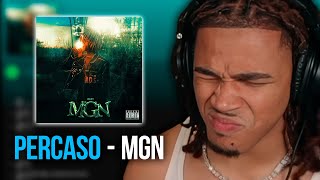 Plaqueboymax reacts to Percaso  MGN Album [upl. by Akere597]