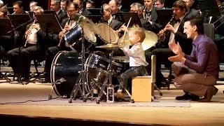 Toddler from Novosibirsk is a Drumming Prodigy [upl. by Hafital]