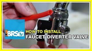 How to install a faucet diverter valve  BRStv HowTo [upl. by Chris]