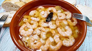 GAMBAS AL AJILLO 🍤 Como hacer Gambas al Ajillo 🍤 Receta [upl. by Celisse]