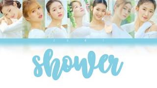 Shower 소나기  OH MY GIRL 오마이걸 HANROMENG COLOR CODED LYRICS [upl. by Renado]