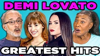 ELDERS READ DEMI LOVATO’S HIT SONGS React [upl. by Ardath558]