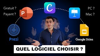 Les 5 meilleurs logiciels de PRÉSENTATION en 2021  Powerpoint Prezi Canva [upl. by Gamber]