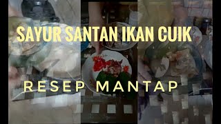 RESEP IKAN CUIK SANTAN PEDAS ikancuik resep kuliner bumbu sayur caramasak masakan santan [upl. by Ellehcirt223]