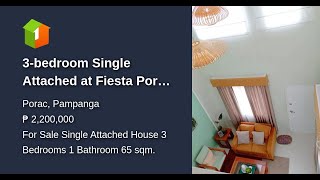 3bedroom Single Attached at Fiesta Porac 33 thru PagIBIG [upl. by Utter]