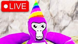 🔴Gorilla Tag Live With Viewers Fan Codes amp Minigames🔴 gorillatag shorts [upl. by Ecnaled603]