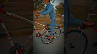 46king✌️✌️wheeling cycle wheele bikeriding [upl. by Epner]