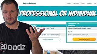 The Difference Between Amazons Individual and Professional Seller Accounts [upl. by Siberson295]