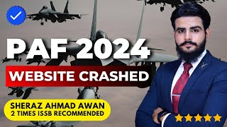 WHY PAF WEBSITE IS NOT WORKING  PAF JOBS 2024 [upl. by Enyad]