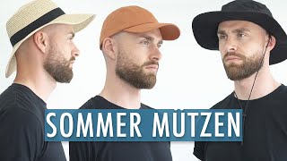 TOP 4 SOMMERMÜTZEN ● Styling Tipps für Männer [upl. by Ware]