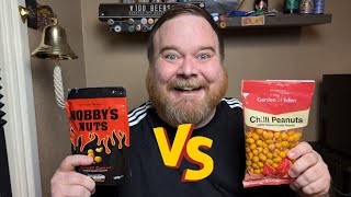 Nobbys Nuts VS Home Bargains Chilli Peanuts [upl. by Corson62]