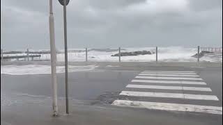 Marina di Pisa  tracima di nuovo acqua dal mare  20 Novembre 2024 [upl. by Goober]