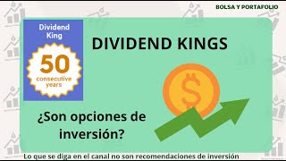 Dividend Kings dividendos dividendkings invertir bolsadevalores finanzas bolsayportafolio [upl. by Annaes844]