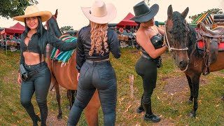 The Most Beautiful Women Riding Horses in Colombia 😍 [upl. by Saile839]