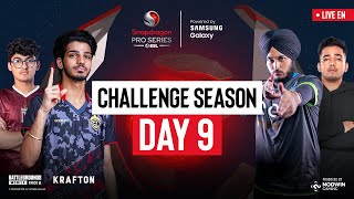 EN BGMI Challenge Season Day 9  Snapdragon Pro Series Powered by Samsung Galaxy [upl. by Norud]