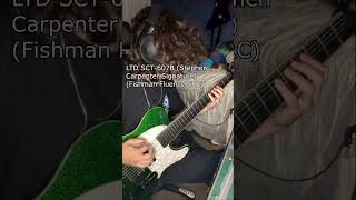 Legator Opus 7 vs LTD SCT607B Guitar Comparison guitar 7string metal axefx [upl. by Casmey]