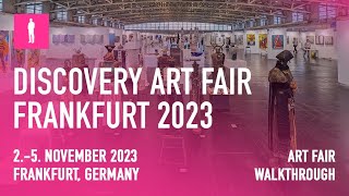 DISCOVERY ART FAIR FRANKFURT 2023  Walkthrough [upl. by Astto]