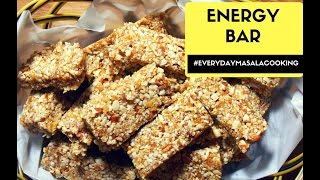 Energizing Granola Bar Recipe  Homemade Granola Bar Recipe [upl. by Altheta]