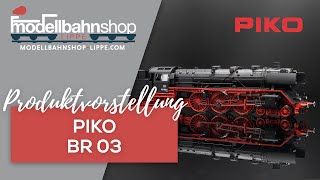 PIKO  BR 03  Spur H0  Dampflok  Epoche IV [upl. by Annamaria]