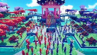 LA GRAN GUERRA SAMURAI  TOTALLY ACCURATE BATTLE SIMULATOR [upl. by Apul]