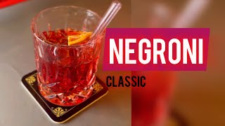 How to make Negroni Cocktail at home  easy recipe negroni cocktailrecipe bartender [upl. by Miculek]