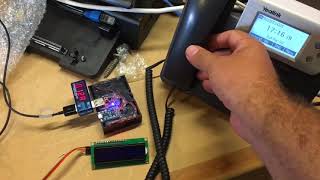 ESP8266 LCD16x2 Yealink Phone URL Action feature [upl. by Curt]