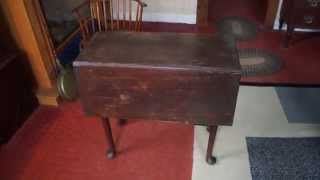 Antique Furniture Queen Anne Side Table Circa 1760 [upl. by Etienne]