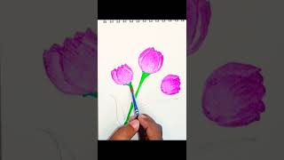 Tulip flower art artforeveryone [upl. by Etteniuqna]