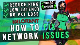 How to Fix ALL NETWORK ISSUES in VALORANT in 2024  Best Network Settings for Windows✅ [upl. by Palma]